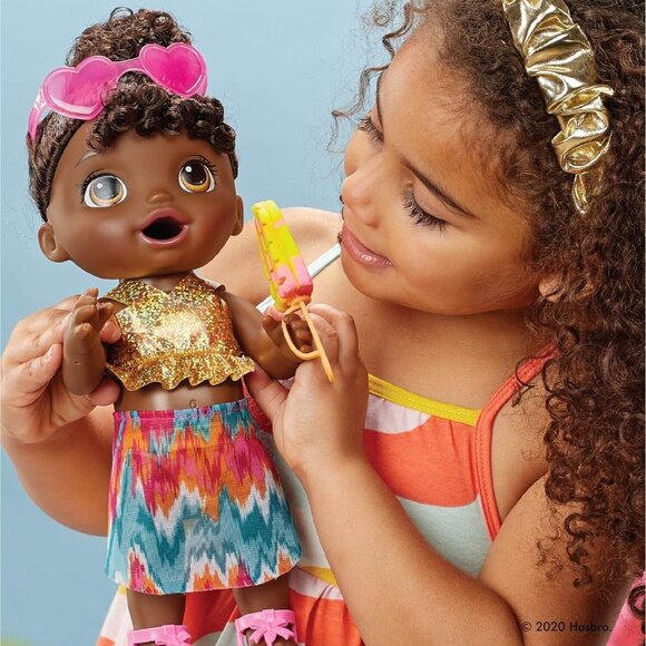 Baby Alive Sunshine Snacks Doll – Summer-Themed Waterplay & Feeding Fun - Picture 6 of 8
